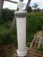 Производство столбов забора, колонн с минимальными вложения